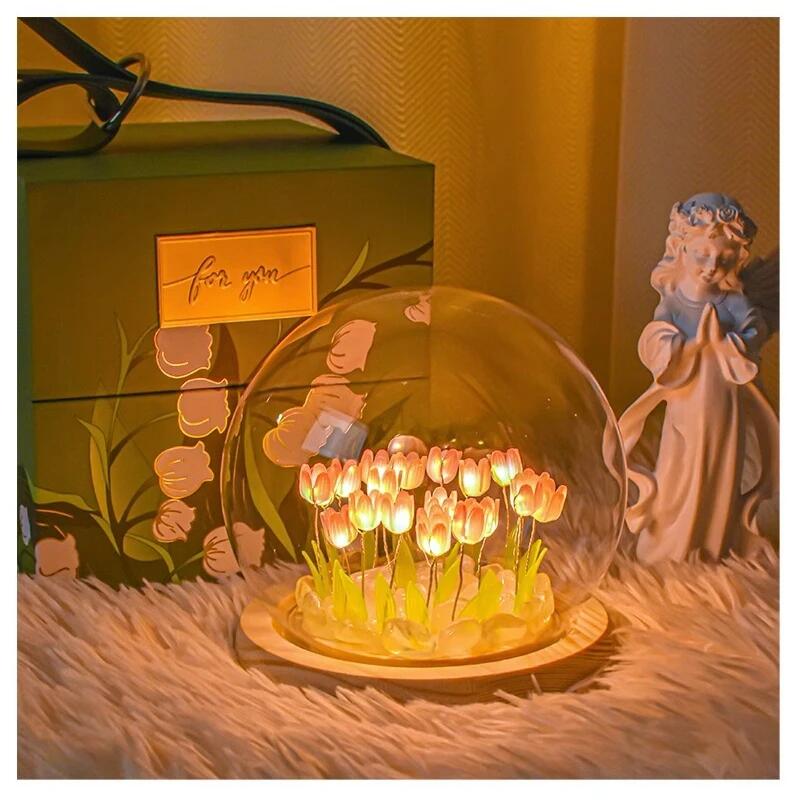 Tulipe artificielle fleur veil - Baby Nursery Lamp avis et prix